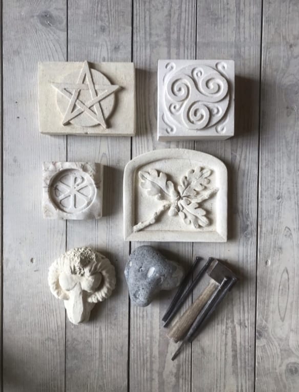 Court Master Stone Carving