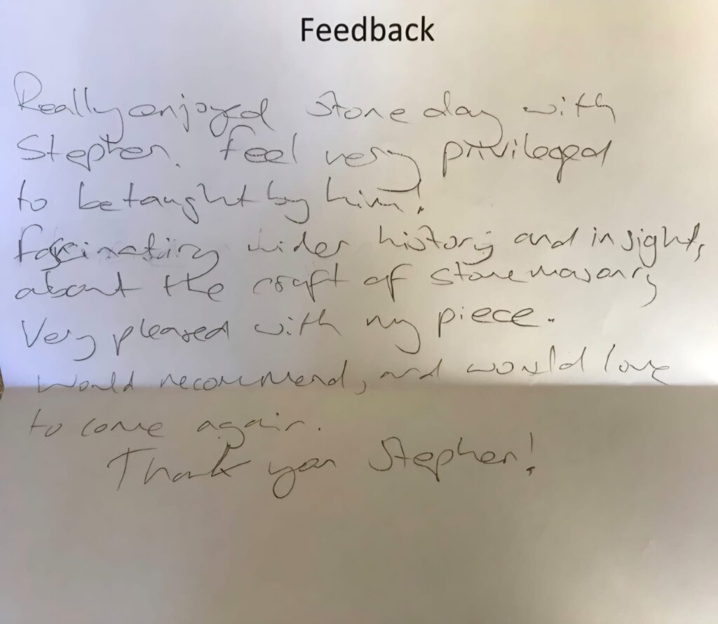 connaught sculptural workshop feedback